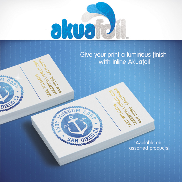 Akuafoil Business Cards Custom Printing