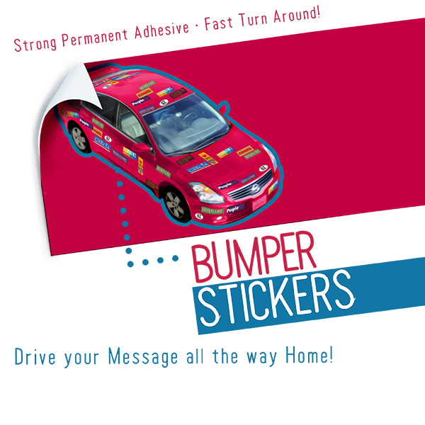 Custom Bumper Stickers Printing for Cars