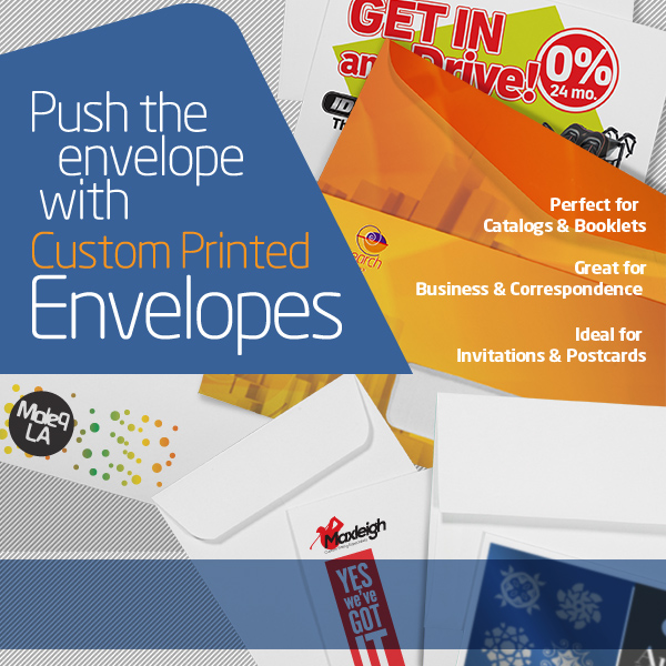 Custom Envelopes Printing Services for Business