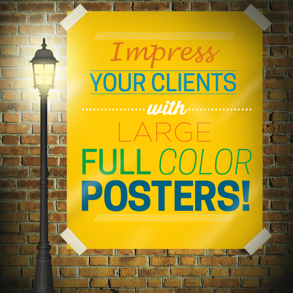 Large Full Color Posters Printing
