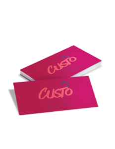 Custom Suede Business Cards