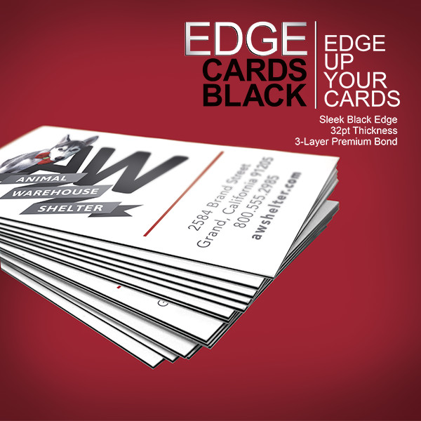 Thick Business Cards – Premium Edge Cards